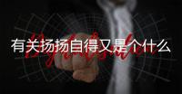 有關(guān)揚(yáng)揚(yáng)自得又是個(gè)什么梗?