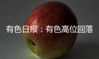 有色日報：有色高位回落
