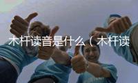 木桿讀音是什么（木桿讀音）