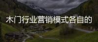 木門行業營銷模式各自的特點大解析