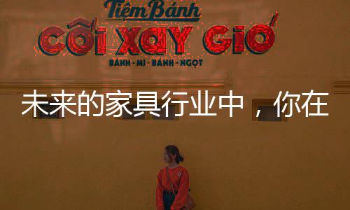 未來(lái)的家具行業(yè)中，你在哪里?