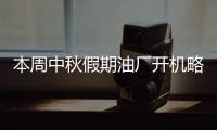 本周中秋假期油廠開機略有回落，預計本周國內油廠大豆壓榨量約215萬噸