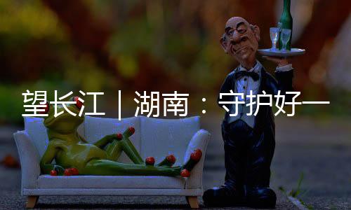 望長江｜湖南：守護好一江碧水