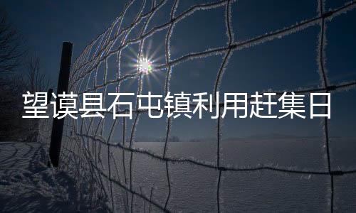 望謨縣石屯鎮(zhèn)利用趕集日開展人口計(jì)生知識(shí)宣傳活動(dòng)