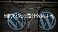 朝的反義詞是什么詞（朝的反義詞是什么）