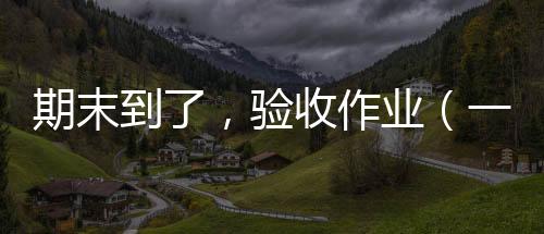 期末到了，驗收作業（一大波電子設計作品來襲）