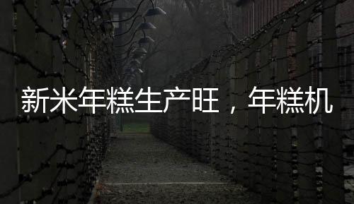 新米年糕生產旺，年糕機提質保生產