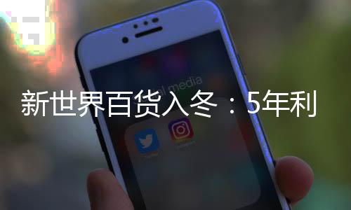新世界百貨入冬：5年利潤下滑97% 華中最大門店關閉