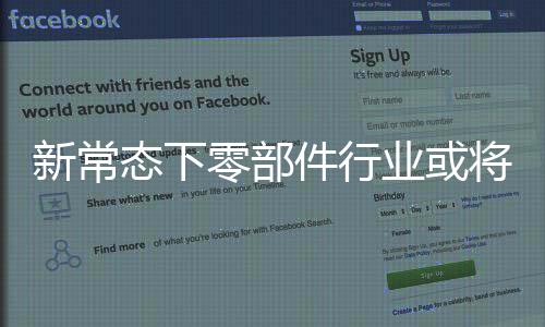 新常態下零部件行業或將走向兩極分化