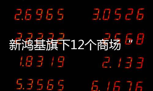 新鴻基旗下12個(gè)商場“五一”假期人流及生意額均按周升10%