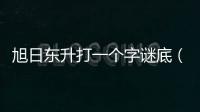 旭日東升打一個字謎底（旭日東升打一個字）