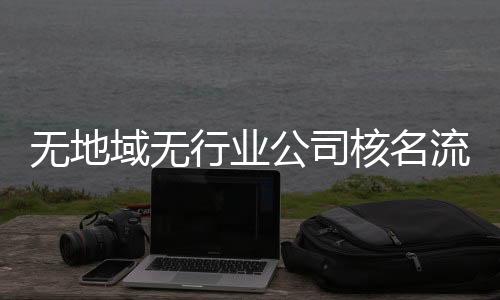 無地域無行業(yè)公司核名流程及條件