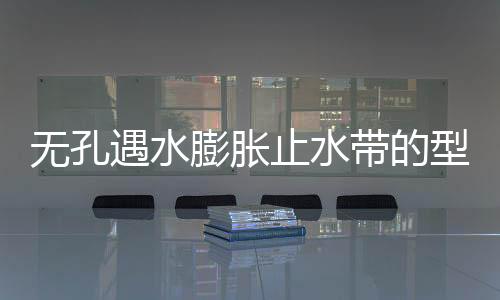無孔遇水膨脹止水帶的型號規格