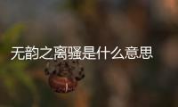 無(wú)韻之離騷是什么意思 無(wú)韻之離騷的上一句是什么