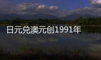 日元兌澳元創1991年以來新低