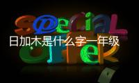 日加木是什么字一年級 日加木變成什么字一年級