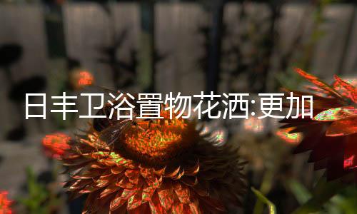 日豐衛(wèi)浴置物花灑:更加符合現(xiàn)代人的實(shí)用美學(xué)設(shè)計(jì)