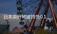日本央行將維持負(fù)0.1%利率美日可能會(huì)繼續(xù)受到支撐
