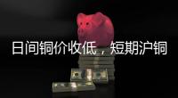 日間銅價收低，短期滬銅區間波動