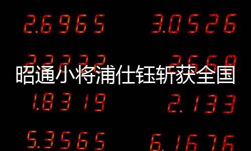 昭通小將浦仕鈺斬獲全國競走大獎賽男子少年組冠軍