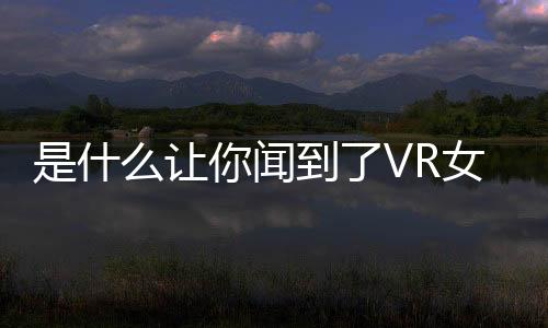 是什么讓你聞到了VR女友的絲襪味道