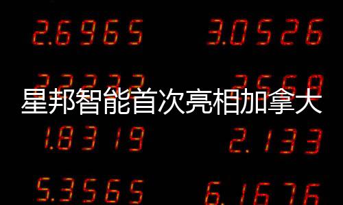 星邦智能首次亮相加拿大工程機械展