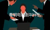 春明電視劇叫什么