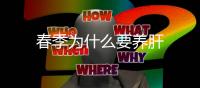 春季為什么要養肝