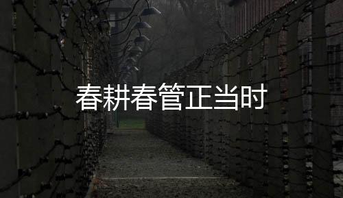 春耕春管正當時