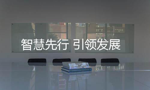 智慧先行 引領發展