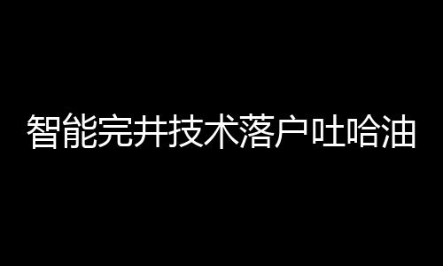 智能完井技術落戶吐哈油田