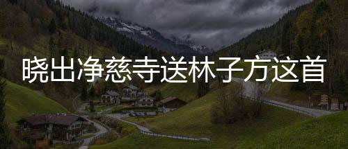 曉出凈慈寺送林子方這首詩的意思是什么季節