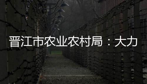 晉江市農業農村局：大力發展新型集體經濟