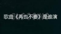 歌曲《再也不要》是誰演唱的？