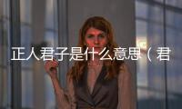 正人君子是什么意思（君子是什么意思）