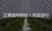 正恩指導(dǎo)朝鮮人民軍進(jìn)行炮擊訓(xùn)練