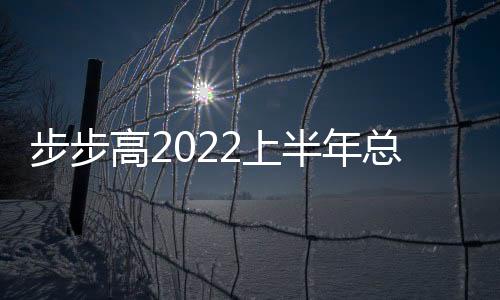 步步高2022上半年總營收58.7億元，同比下降20.22%
