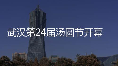 武漢第24屆湯圓節(jié)開幕 千人免費吃湯圓