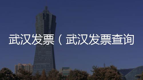 武漢發票（武漢發票查詢）