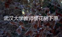 武漢大學教師櫻花樹下原創彈唱 娓娓道來春日的唯美與浪漫