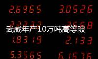武威年產10萬噸高等玻璃制品項目開建,企業新聞