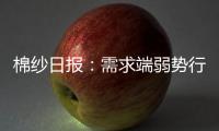 棉紗日報：需求端弱勢行情延續，現貨市場紗價持穩