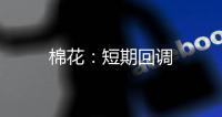 棉花：短期回調(diào)