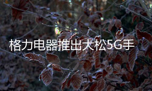 格力電器推出大松5G手機，格力手機未來還有戲嗎？