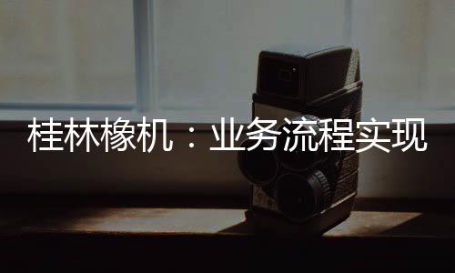 桂林橡機(jī)：業(yè)務(wù)流程實(shí)現(xiàn)無縫對(duì)接