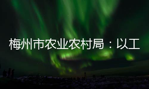 梅州市農業農村局：以工業化理念抓農業發展，激活鄉村振興內生動力