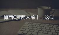 梅西C羅兩人前十，這似乎預示著世界足壇的“天”徹底要變了！