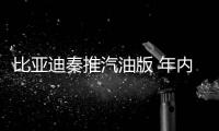 比亞迪秦推汽油版 年內開賣售價不到6萬元