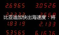 比亞迪加快出海速度：將殺入英國市場