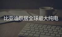 比亞迪躍居全球最大純電動車制造商，特斯拉市值縮水2319.84億